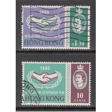 Hong Kong - Correo Yvert 214/5 usado  ONU
