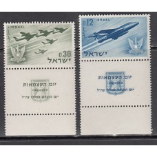 Israel - Correo 1962 Yvert 215/6 ** Mnh  Aviones