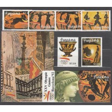 Guayana Britanica - Correo Yvert 2151D/J+H.29A/B ** Mnh Deportes. Olimpiadas de Barcelona