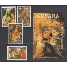 Guayana Britanica - Correo Yvert 2151K/N+H.29C ** Mnh Navidad