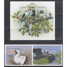 Tanzania - Correo Yvert 2154/9+H 325/6 ** Mnh   Fauna aves