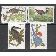Guayana Britanica - Correo Yvert 2156/9 ** Mnh Fauna. Aves