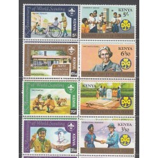 Kenya - Correo Yvert 216/23 ** Mnh  Escoutismo