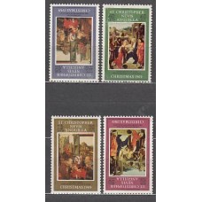 San Cristobal - Correo Yvert 216/9 ** Mnh Navidad pinturas