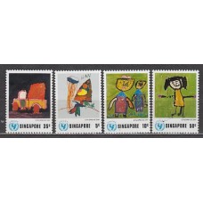 Singapur - Correo Yvert 217/20 ** Mnh  UNICEF