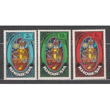 Rodesia del Sur - Correo Yvert 217/9 ** Mnh  Navidad