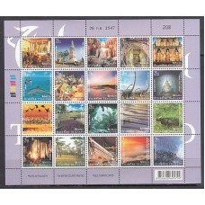 Tailandia - Correo Yvert 2171/90 con doblez ** Mnh  Paisajes