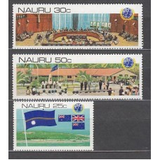 Nauru - Correo Yvert 218/20 ** Mnh