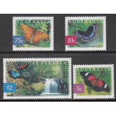 Australia - Correo 2004 Yvert 2197/200 ** Mnh Fauna. Mariposas