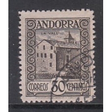 Andorra Española Sueltos 1929 Edifil 21 usado