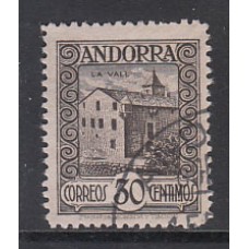 Andorra Española Sueltos 1929 Edifil 21 usado