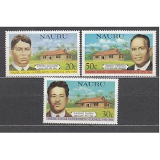 Nauru - Correo Yvert 221/3 ** Mnh   Personajes