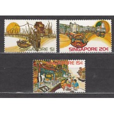 Singapur - Correo Yvert 221/3 ** Mnh