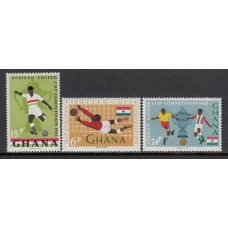 Ghana - Correo 1965 Yvert 222/4 ** Mnh  Fauna fútbol