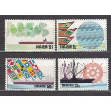 Singapur - Correo Yvert 224/7 ** Mnh  Puertos de Singapur