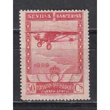España Variedades 1929 Edifil 451ccp ** Mnh  error color dentado 13 3/4