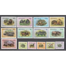 Uganda - Correo Yvert 226/39 ** Mnh  Fauna