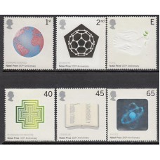 Gran Bretaña - Correo 2001 Yvert 2274/79 ** Mnh Cent. premios Nobel