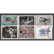 Paraguay - Correo 1987 Yvert 2280/5 ** Mnh Deportes. Olimpiadas de Barcelona