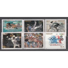 Paraguay - Correo 1987 Yvert 2280/5 ** Mnh Deportes. Olimpiadas de Barcelona