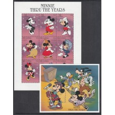 Gambia - Correo 1997 Yvert 2289/97+H.337 ** Mnh  Walt Disney