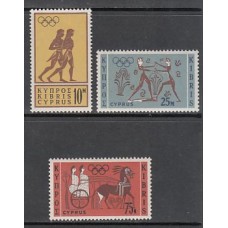 Chipre - Correo 1964 Yvert 229/31 ** Mnh Juegos Olimpicos de Tokyo