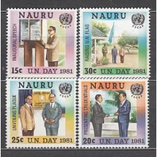 Nauru - Correo Yvert 229/32 ** Mnh  ONU