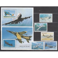Tanzania - Correo Yvert 2292/6+H 347/8 ** Mnh   Aviones