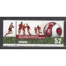 Canada - Correo 2007 Yvert 2292 ** Mnh Deportes. Futbol