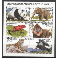 Maldives - Correo Yvert 2307/12 ** Mnh  Fauna