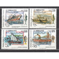 Somalia - Correo Yvert 231/34 ** Mnh  Barcos - Fauna - Peces