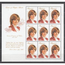 Tanzania - Correo Yvert 2312 Minipliego ** Mnh  Diana de Gales