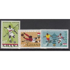 Ghana - Correo 1966 Yvert 233/5 ** Mnh  Deportes fútbol