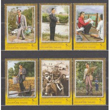 Tailandia - Correo Yvert 2338/43 ** Mnh  Rey Rama IX