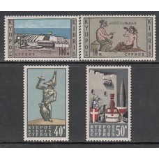 Chipre - Correo 1964 Yvert 235/8 ** Mnh