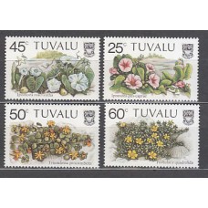 Tuvalu - Correo Yvert 235/8 ** Mnh Flores