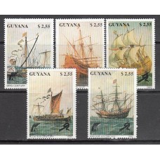 Guayana Britanica - Correo Yvert 2359/63 ** Mnh Barcos