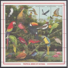 Guayana Britanica - Correo Yvert 2364/83 ** Mnh Fauna. Aves