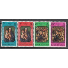 Honduras Britanica - Correo Yvert 237/40 ** Mnh Navidad pinturas