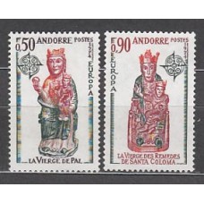Andorra Francesa Correo 1974 Yvert 237/8 ** Mnh Europa