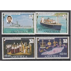 Anguilla Correo Yvert 238/41 ** Mnh Barcos