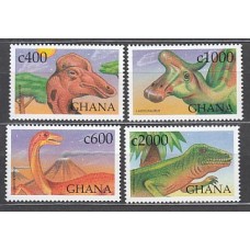 Ghana - Correo 1999 Yvert 2381/4 ** Mnh  Fauna prehistórica