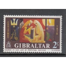 Gibraltar - Correo 1970 Yvert 238 ** Mnh Navidad