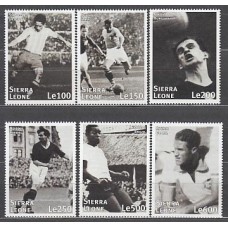 Sierra Leona - Correo Yvert 2415/20 ** Mnh  Deportes fútbol