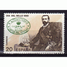 España II Centenario Correo 1990 Edifil 3057 ** Mnh