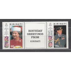Kiribati - Correo Yvert 243/4 ** Mnh Personaje