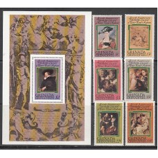 Grenada-Grenadines - Correo Yvert 243/8+H.34 ** Mnh Pinturas de Rubens