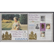 Ghana - Correo 1999 Yvert 2439/42+H.375 ** Mnh  Reina madre