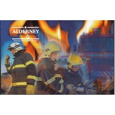 Alderney Correo Yvert 243 Carnet ** Mnh Bomberos