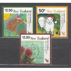 Nueva Zelanda - Correo 2008 Yvert 2454/6 ** Mnh Navidad